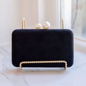 Lisi Lerch Mimi Pearl Top Clutch Handbag